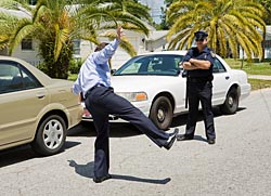 One-Leg Stand Field Sobriety Test